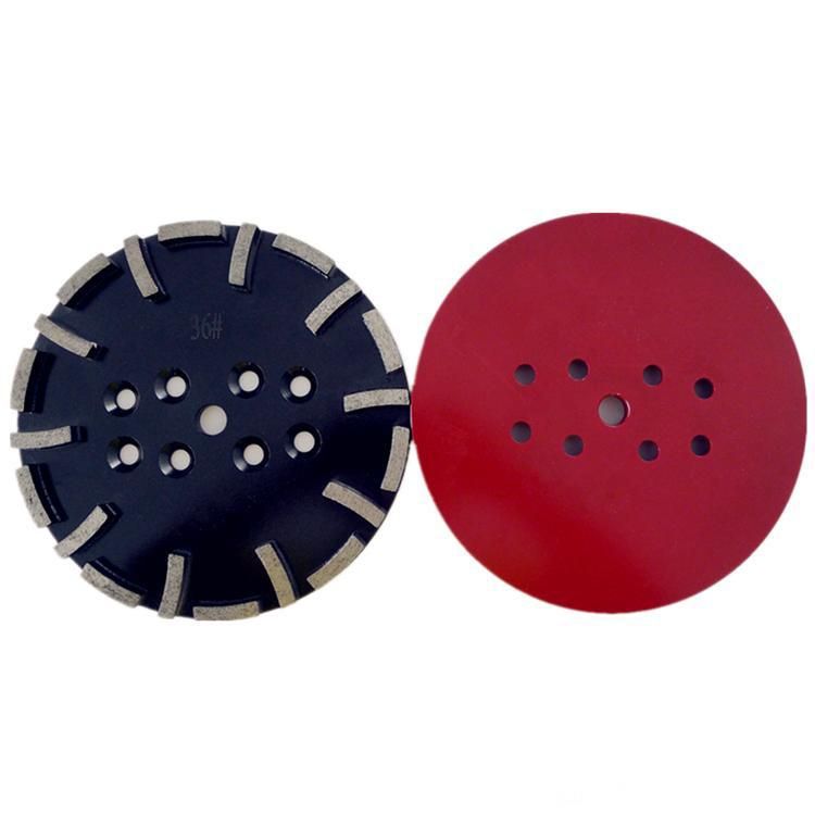 10 Inch D250mm Grinding Disc Diamond Grinding Cup Wheel Disc with 20 Segments Diamond Grinding Plates for Concrete and Terrazzo Floor