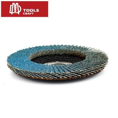 Grinder Flap Wheel Discs Made up of Multiple Layers of Flaps of Overlapping Abrasive
