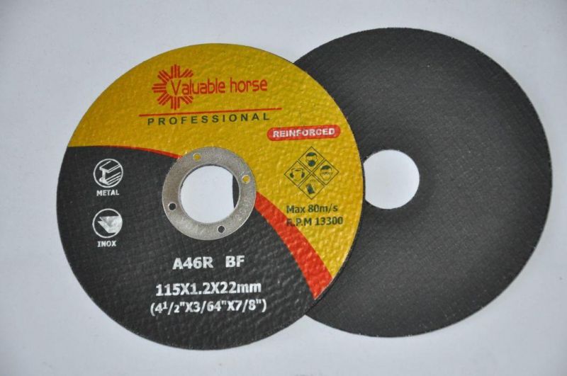 107mm, 115mm, 125mm Abrasive Cutting Discs for Metal/Stainless Cutting