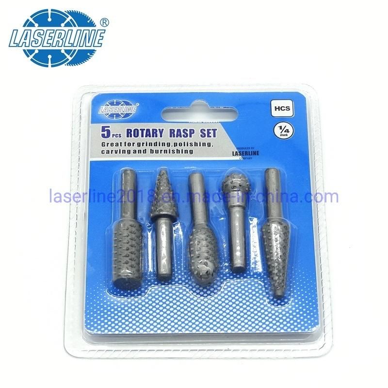 5PCS Rotary Rasp Set Polishing Set Carving Set