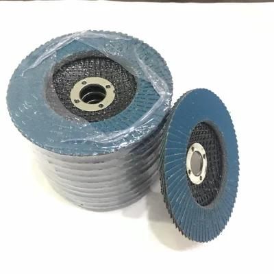 4.5 Inch Flap Disc with Zirconia for Stainless Steel 115mm Zirconia Flap Disc