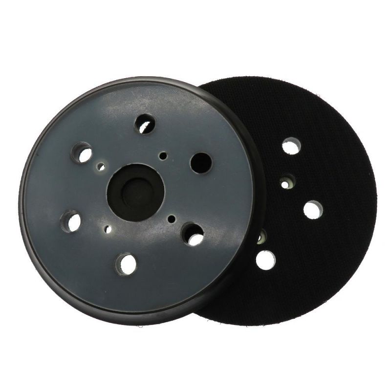 6 Inch 6 Holes Dust-Free Black Backup Sanding Pad Sanding Disc Backing Pad Hook and Loop