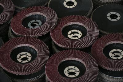 4inch Aluminium Oxide Ao Flap Discs Polishing Discs for Polishing Grinding and Deburring Abrasive Tools
