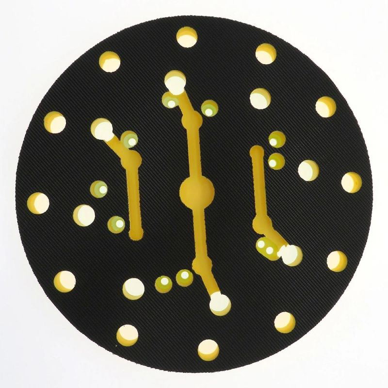 8 Inch Multi-Hole Hook and Loop Sander Backing Pad Backup Sanding Pad for Dynabrade, Norton, Mirka Sanders