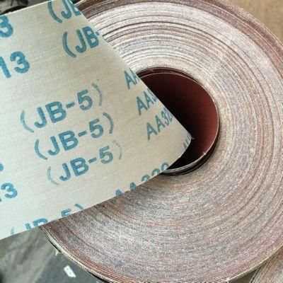 Alumina Oxide 60# 80# 100# 120# 150# 180# 220# China Coated Abrasive Cloth Jumbo Roll