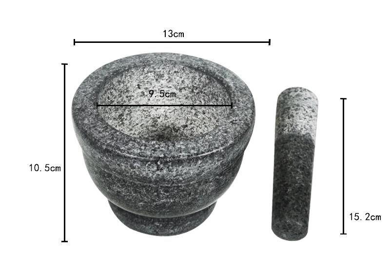 Factory Outlet Stone Mortars and Pestles for Herbs, Spices, Medicine, Seeds and Kitchen Usage