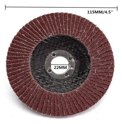 4-1/2 Inch Grinding Wheel Aluminium Flap Discs for Metal Fabrication (40 Grit) for Power Electric Tools