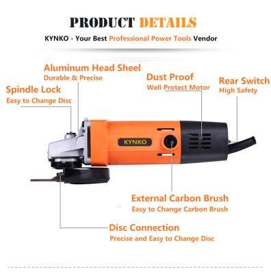 100mm Kynko Electric Power Tools Angle Grinder for OEM