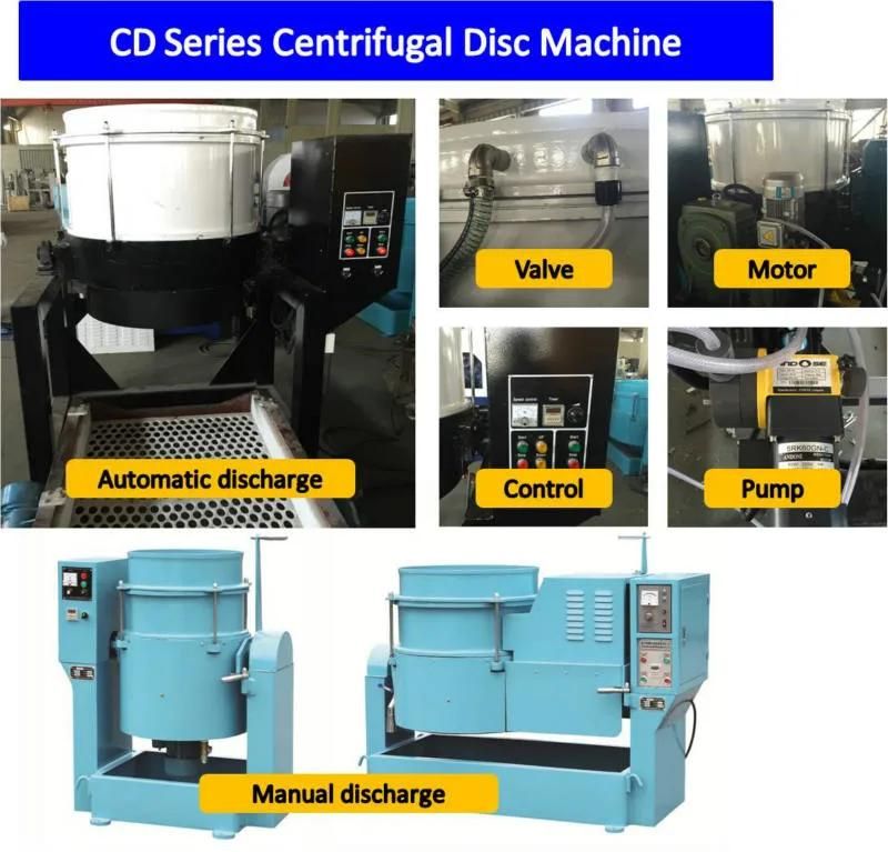 240L Fully Automatic Centrifugal Disc Finishing Machine