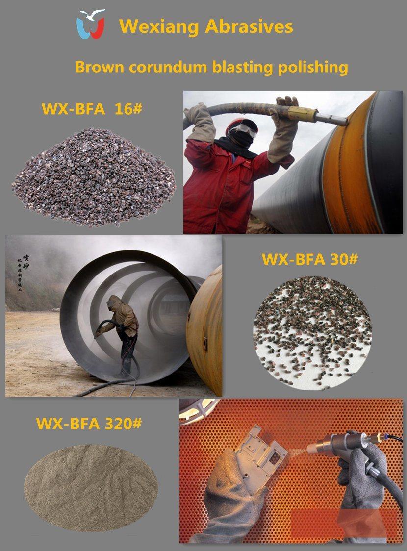 95% Purity Brown Fused Alumina Used in Blasting