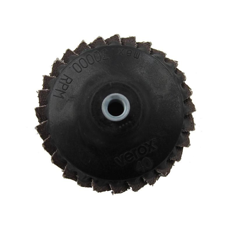 Mini Flap Disc with Rubber Holder Backing