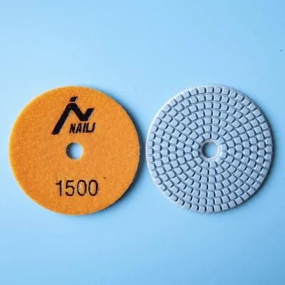 Qifeng Power Tool 3&quot; 80mm Diamond Flexible Wet Resin Polishing Pads