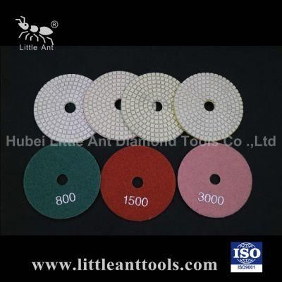 Little Ant Manufacturer Diamond Tools 4 &prime;&prime; Polishing Pad for Marble / Granite