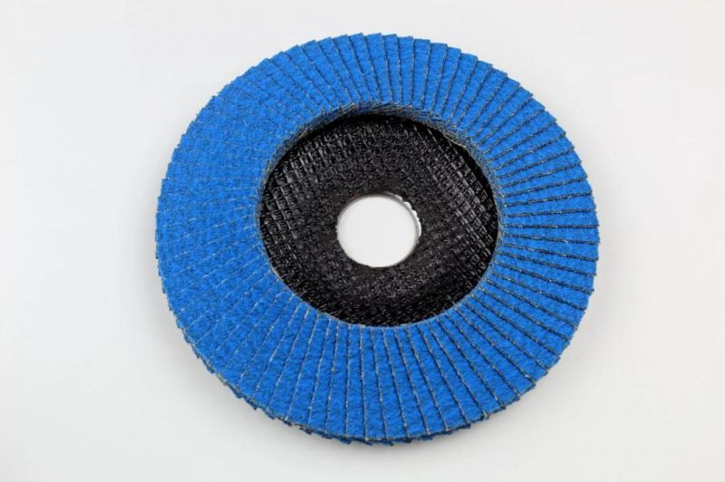 115 X 22mm P60 Coated Abrasive Grinding Flap Discs with Zirconium