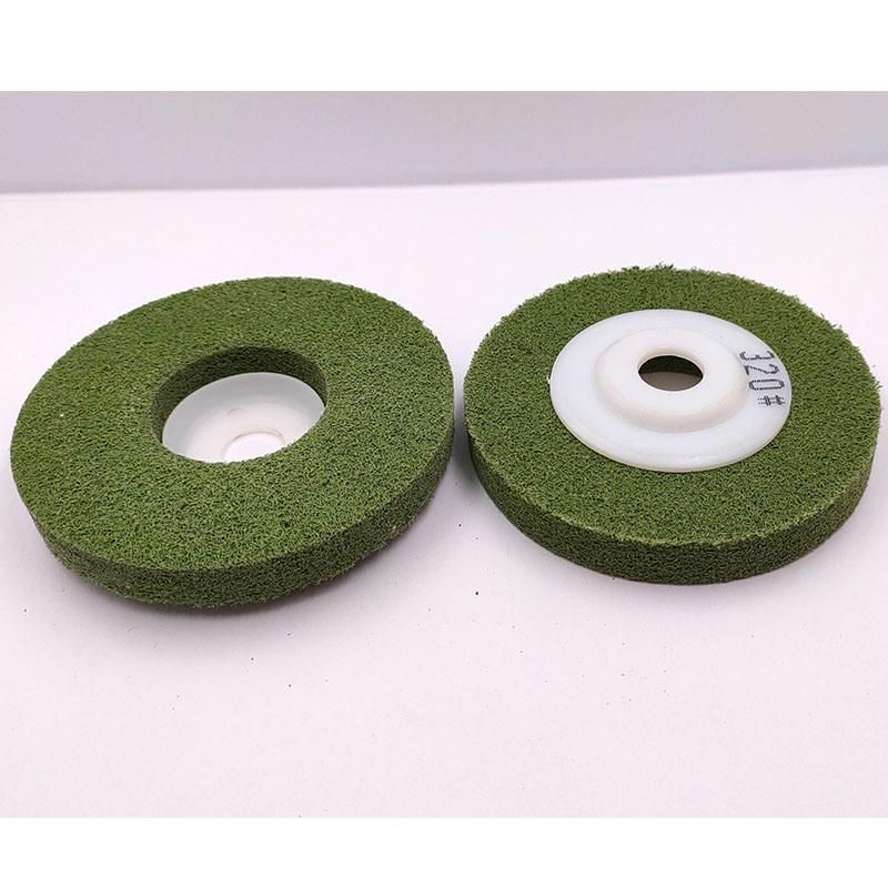 Non-Woven Disc--Green Covering Alloy Wheel