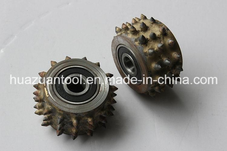 Diamond Bush Hammer Roller Grinding Granite Marble