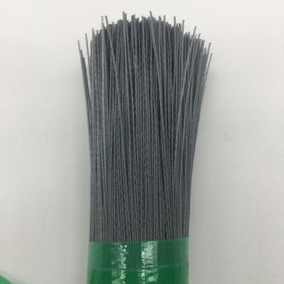 Silicon Carbide Sic Grit 240# 0.75mm Round Straight PA612 Nylon6.12 Polyamide Abrasive Filament for Textile Industry Sueding Roller Brush