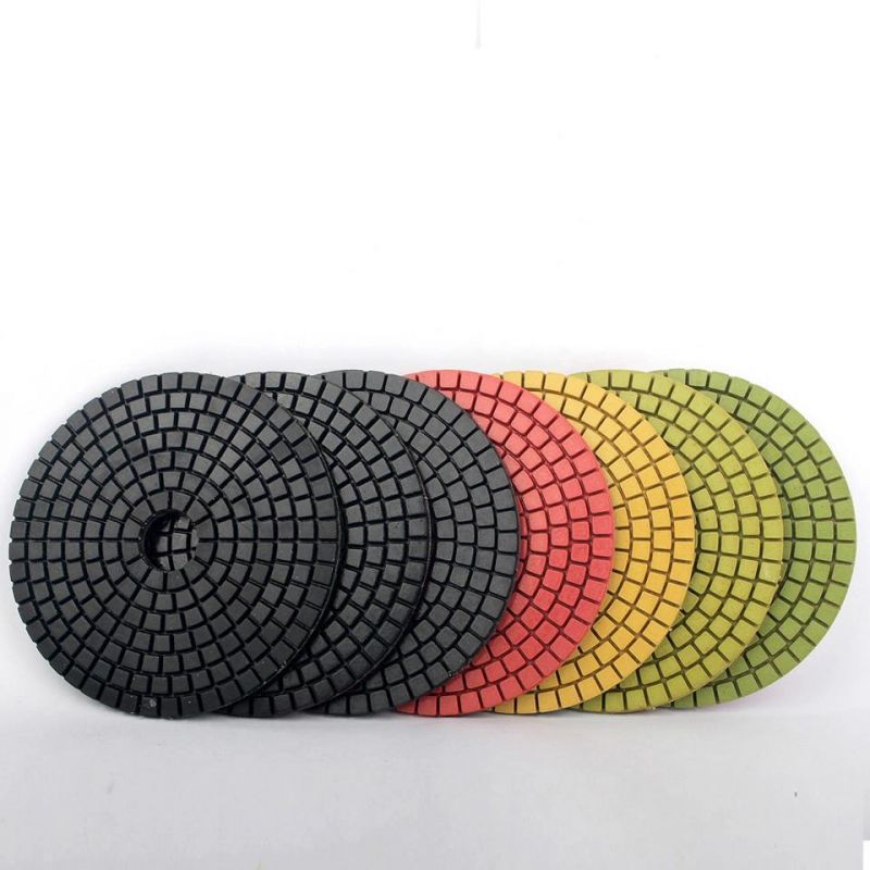 Factory Wet Resin Polishing Diamond Pad for Granite Marble 2" 3" 4" 5" 6"