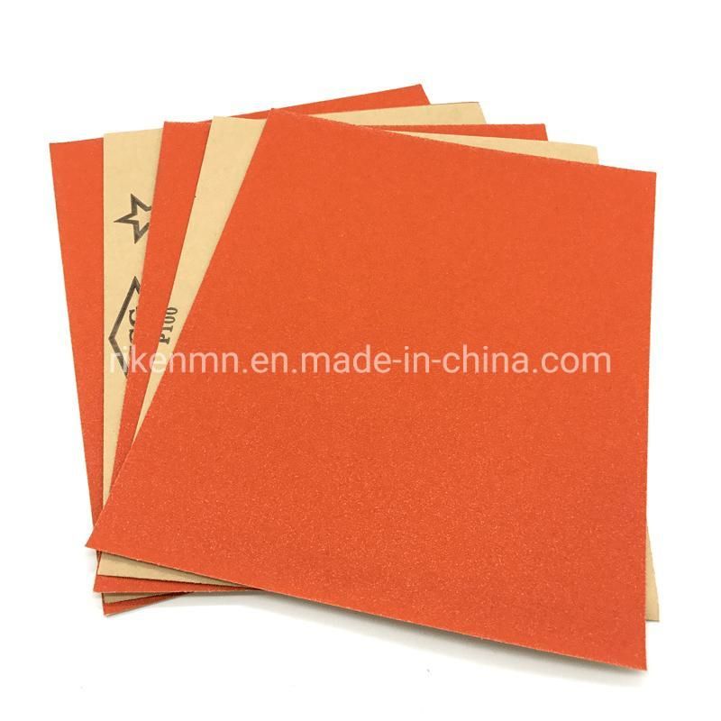 Dry Abrasive Sanding Paper Sheet for Wood, Metal Appliances Sanding, Autorepair Coating Sanding