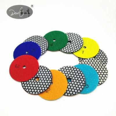 Daofeng 4inch 100mm Flexible Polishing Pad for Quartz (hexagon)