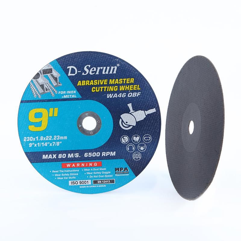 9 Inch Cut-off Wheel Abrasive Disc Cutting Wheels