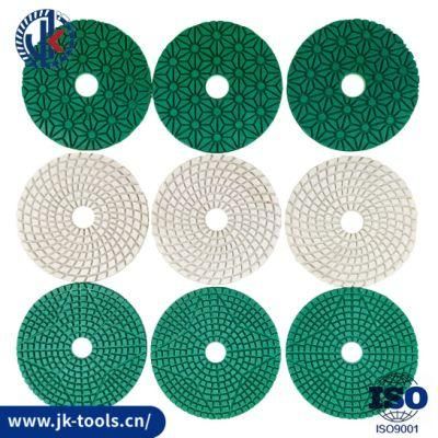 4inch Abrasive Tools / Diamond Polishing Pad / White Pad / Wet Polsihing Pad for Granite / Marble Stone