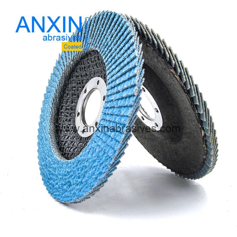 Chinese Ceramic Flap Disc in Blue Color