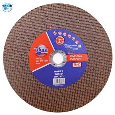 Factory OEM Safety High-Performance Aluminium Oxide Cutting Disk, Thin Metal Discs, Cut off Wheels for Metal 230*1.9*22mm