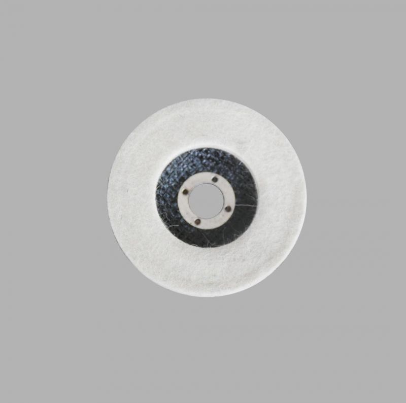 High Quality Hot Sale Premium Wear-Resisting 115mm Felt Disc for Polishing Stainless Steel and Metal