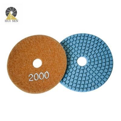 High Efficiency 80mm Wet Diamond Marble Granite Concrete Polishing Pads