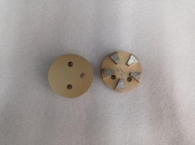 3 Inch Plastic Snail Lock Metal Diamond Edge Polisher Pads