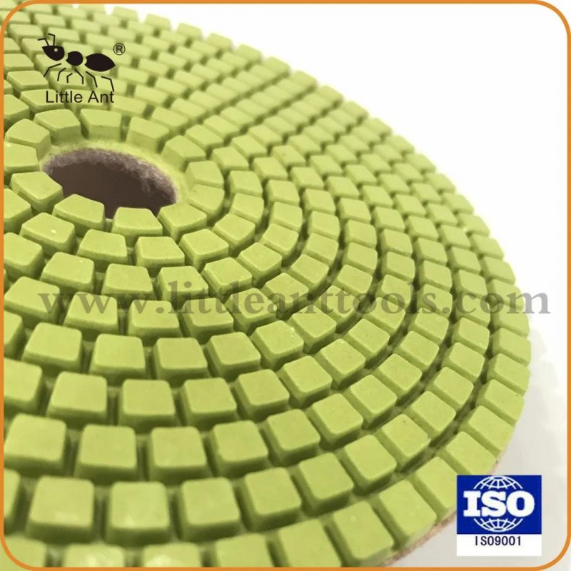 5"/125mm Wet Diamond Polishing Pad Grinding Wheel for Stone