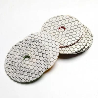 Wet and Wet Grinding Diamond 4 Inch Concrete Marble Polishing Pad