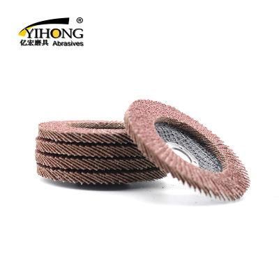 Yihong Clever Abrasive Sanding Aluminum Oxide Flap Disc for Polishing Metal Wood Stainless Steel