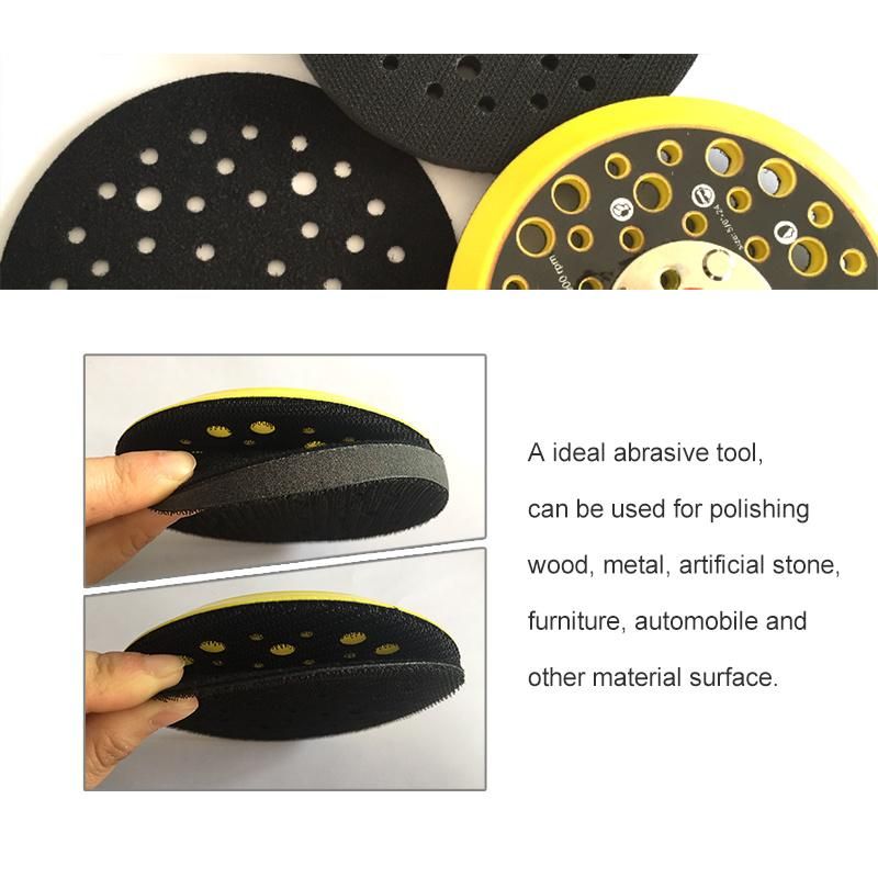 5" 44-Hole Da Sanding Pad Multi-Hole Dust-Free Sander Backing Pad Abrasive Tools Grinder Accessories