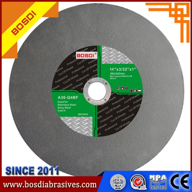 14"Cutting Wheel, Green/Red/Brown/Black/Yellow Cut for Metal/Stainless Steel/Inox/Steel, Sharp