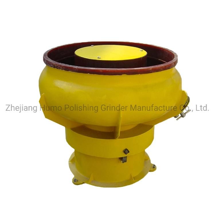 Vibratory Mass Finishing Polishing Deburring Ceramic Media Tumbler with Cover