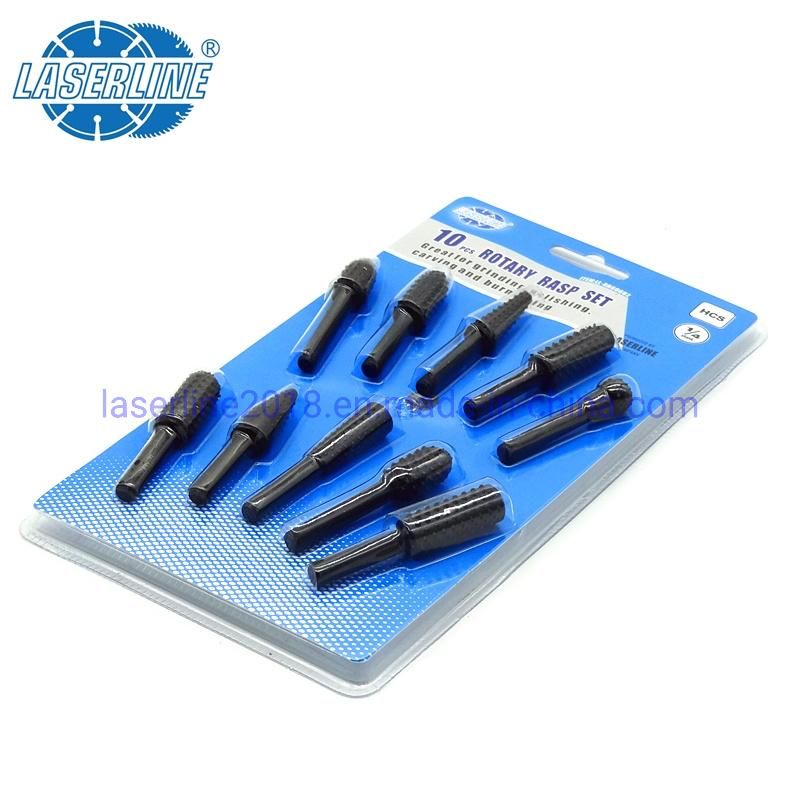 10PCS Rotary Rasp Set Polishing Set Carving Set