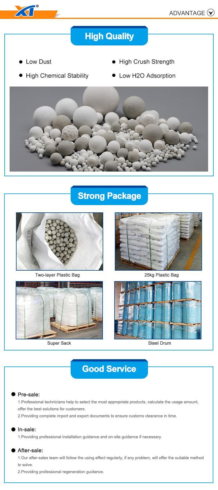 65% 75% 92% 95% Wear Resistant Alumina Ceramic Ball for Grinding Media