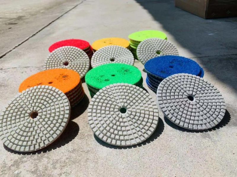 100mm Granite Marble Diamond Resin Polishing Pad Supplied by Manufacturer