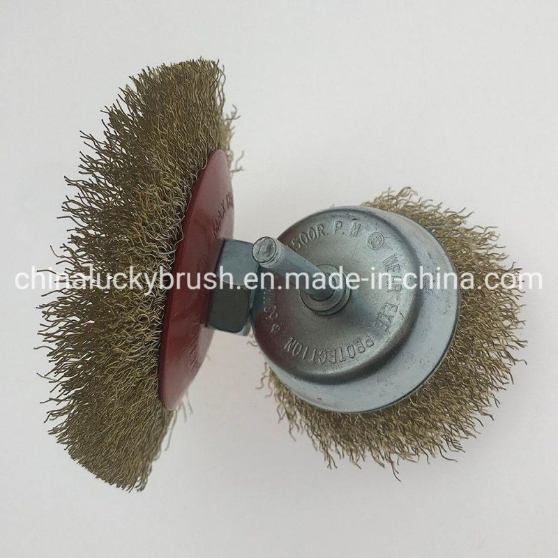 4 Inch Crimped Wire Bevel Brush (YY-940)