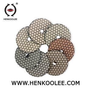 4 Inch 5 Step Dry Diamond Polishing Pads