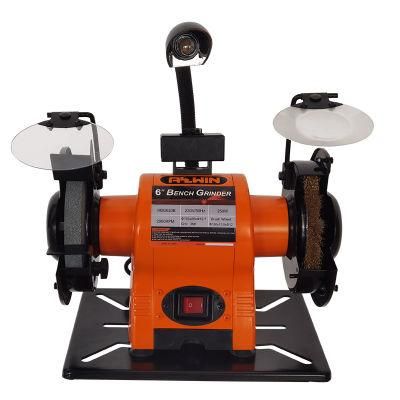 Retail 220V 250W 150mm Wire Wheel Bench Type Grinder for Home Use