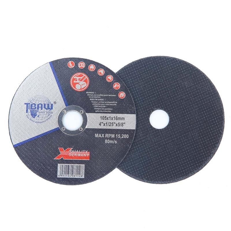 Disco De Corte 105X1.2X16mm PARA Tubo De Acero Inoxidable Cutting Wheel Wheels Cutting Cutting China Cutting Wheel China Polishing Wheels En12413 Standard Cutti
