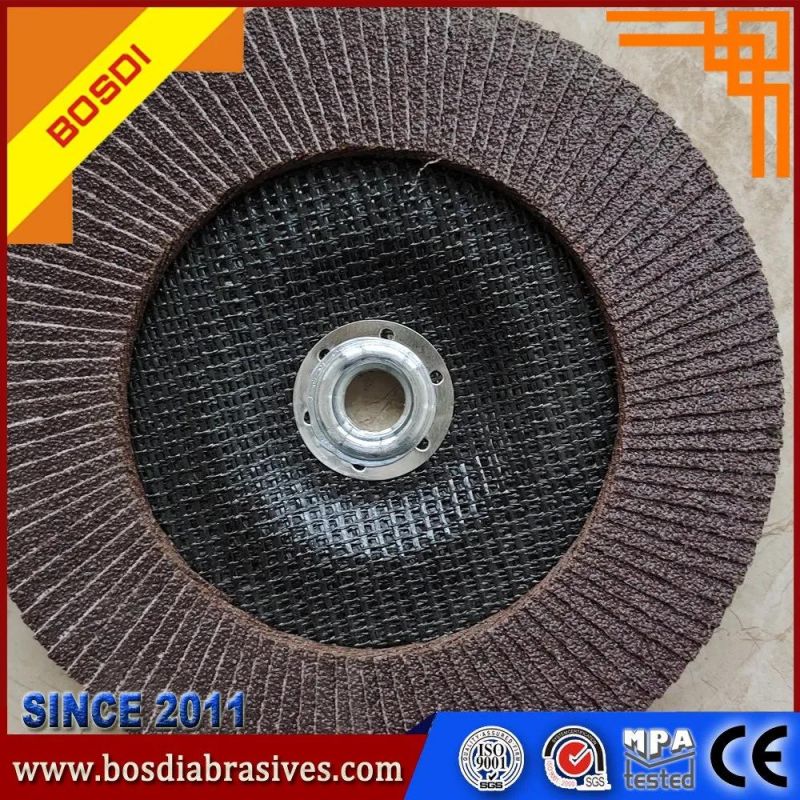 7" Vsm Cloth Zircounium Abrasive Flap Disc with Arbor Grinding for stainless Steel and Matel