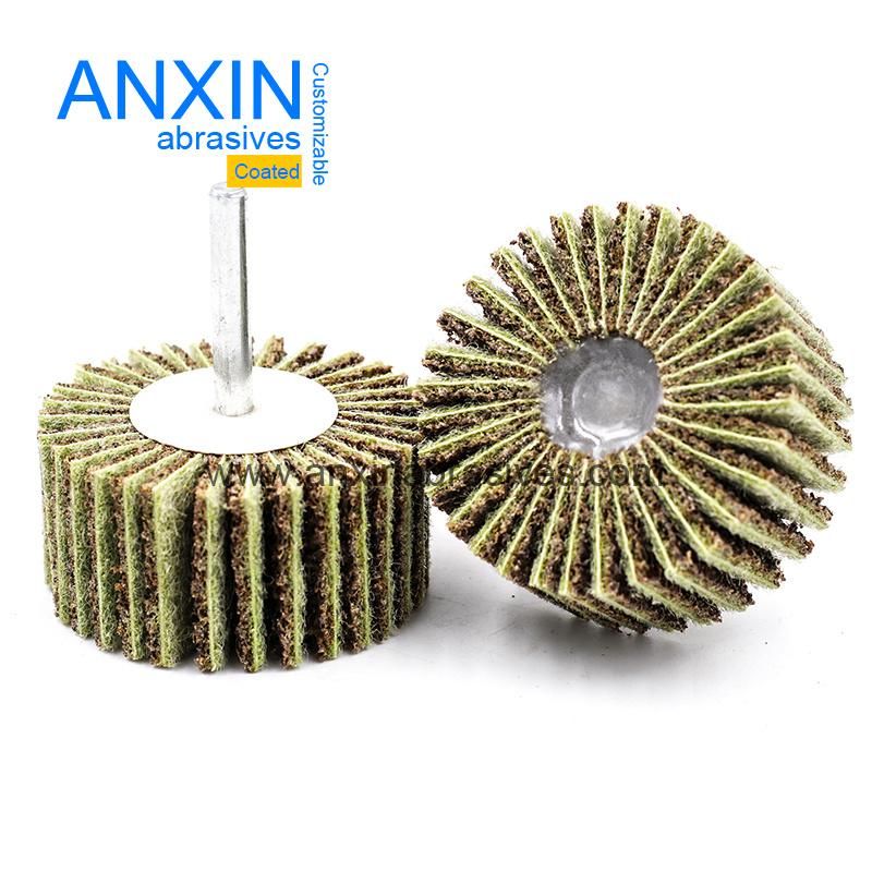 Surface Condition Flap Wheel with Brown Color