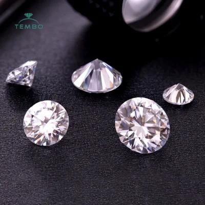 Top Quality White Color 0.8mm-1.25mm Small Size Round Cut Hpht CVD Real Loose Lab Grown Diamond Wholesale Price