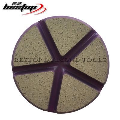 D76mm Transitional Diamond Polishing Pad for Hard Concrete