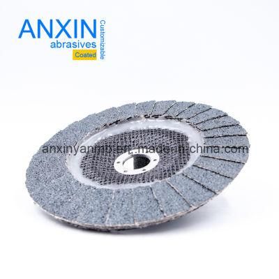Flap Disc with Moon Shape Abrasive Flaps for Grinding or Finishing