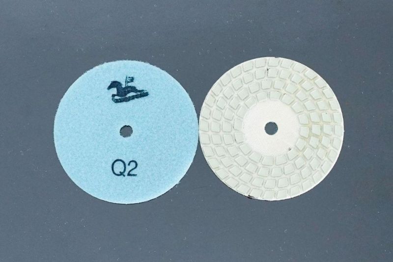 Qifeng Factory Outlet Power Tool 4 Steps Diamond Polishing Pads for Granite/ Marble
